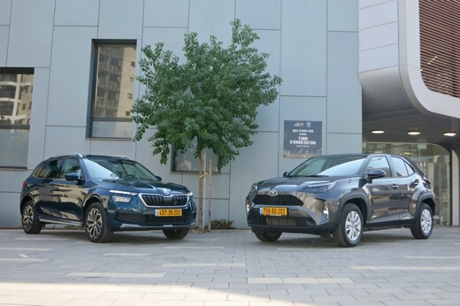 טויוטה יאריס קרוס מול סקודה קאמיק